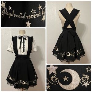 Amavel Secret Honey Jirai Kei Coquette Lolita Harajuku Jfashion JSK Jumper Skirt